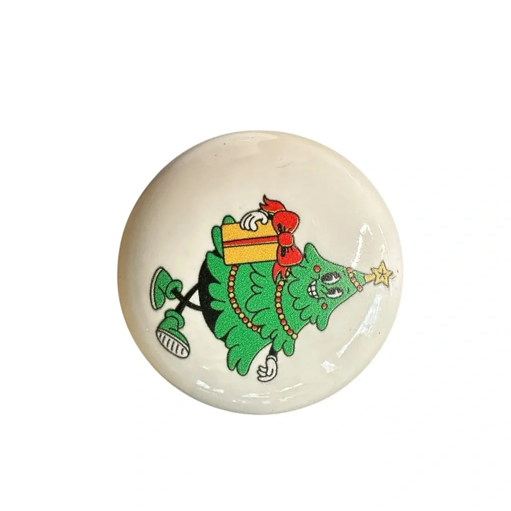 Christmas‎ Themed hardware drawer knobs set of 6 DYI crafts